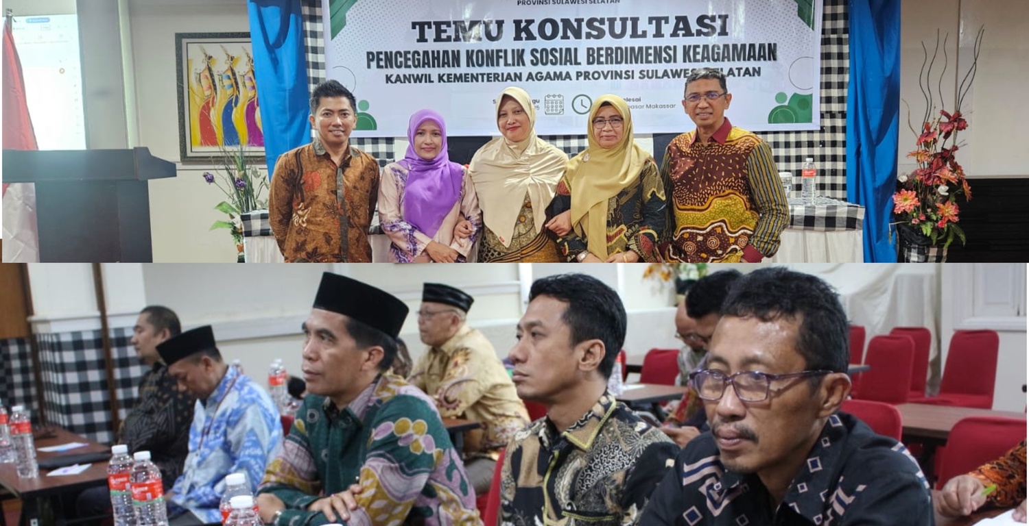 Kemenag Pangkep turut hadir dalam Temu Konsultasi Pencegahan Konflik Sosial Berdimensi Keagamaan