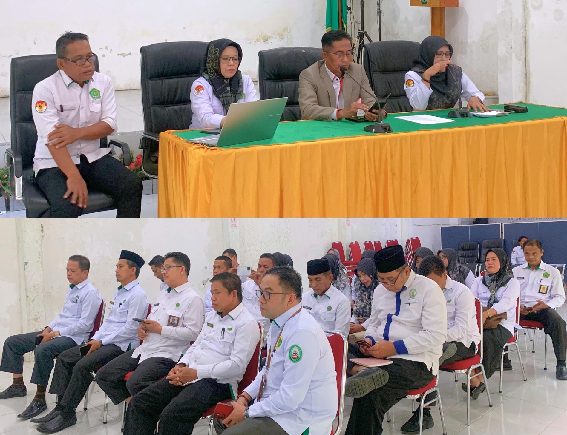 Kemenag Pangkep Sosialisasikan Tindak Lanjut PMA 32 Tahun 2024 tentang Nomenklatur Jabatan