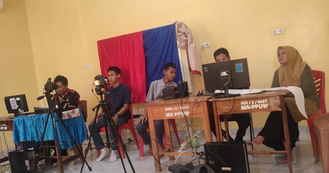 Disdukcapil Kabupaten Pinrang Lakukan Perekaman KTP-el di MAS PPUW