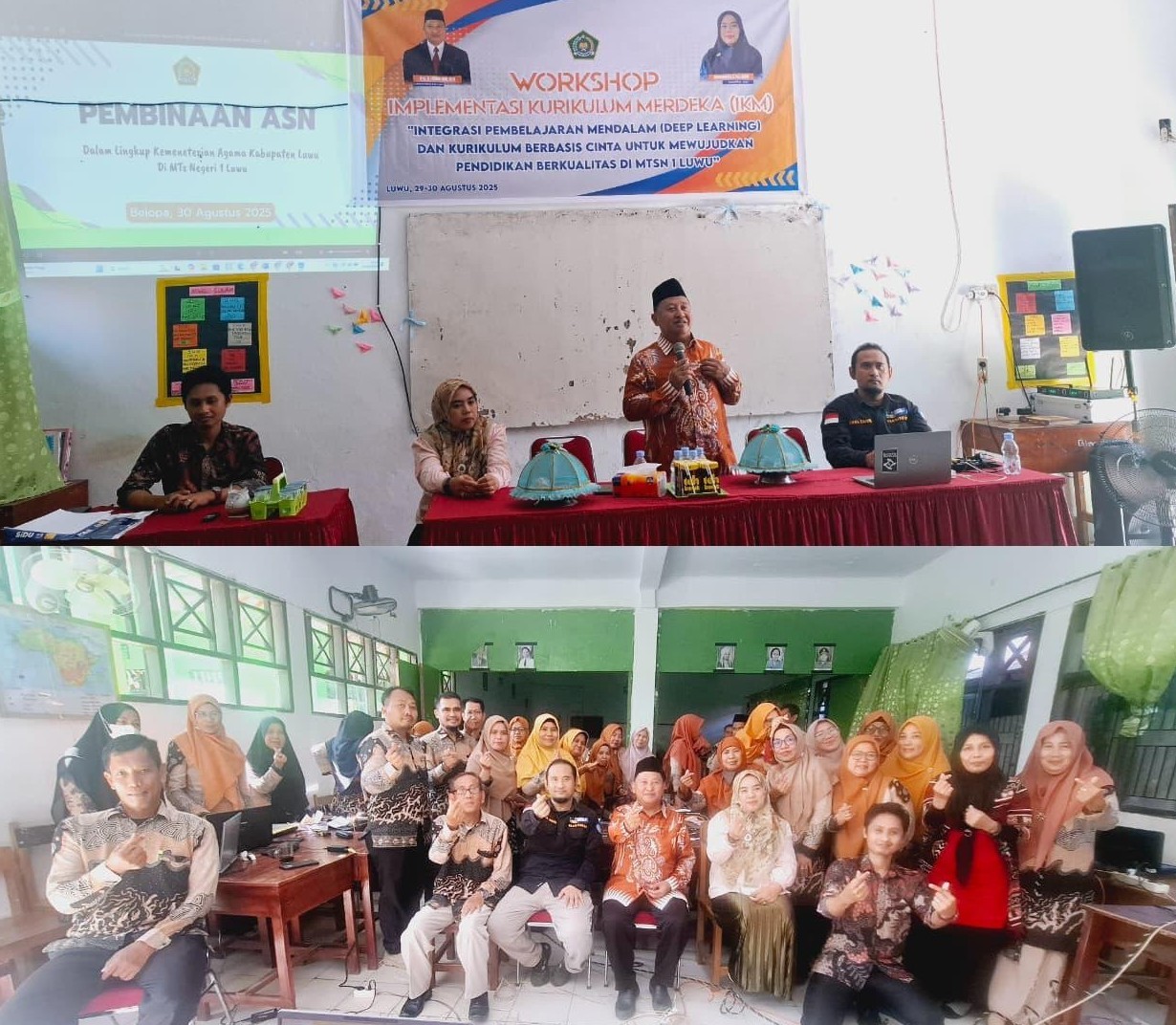 H. Nurul Haq Bawakan Materi Pada Workshop IKM