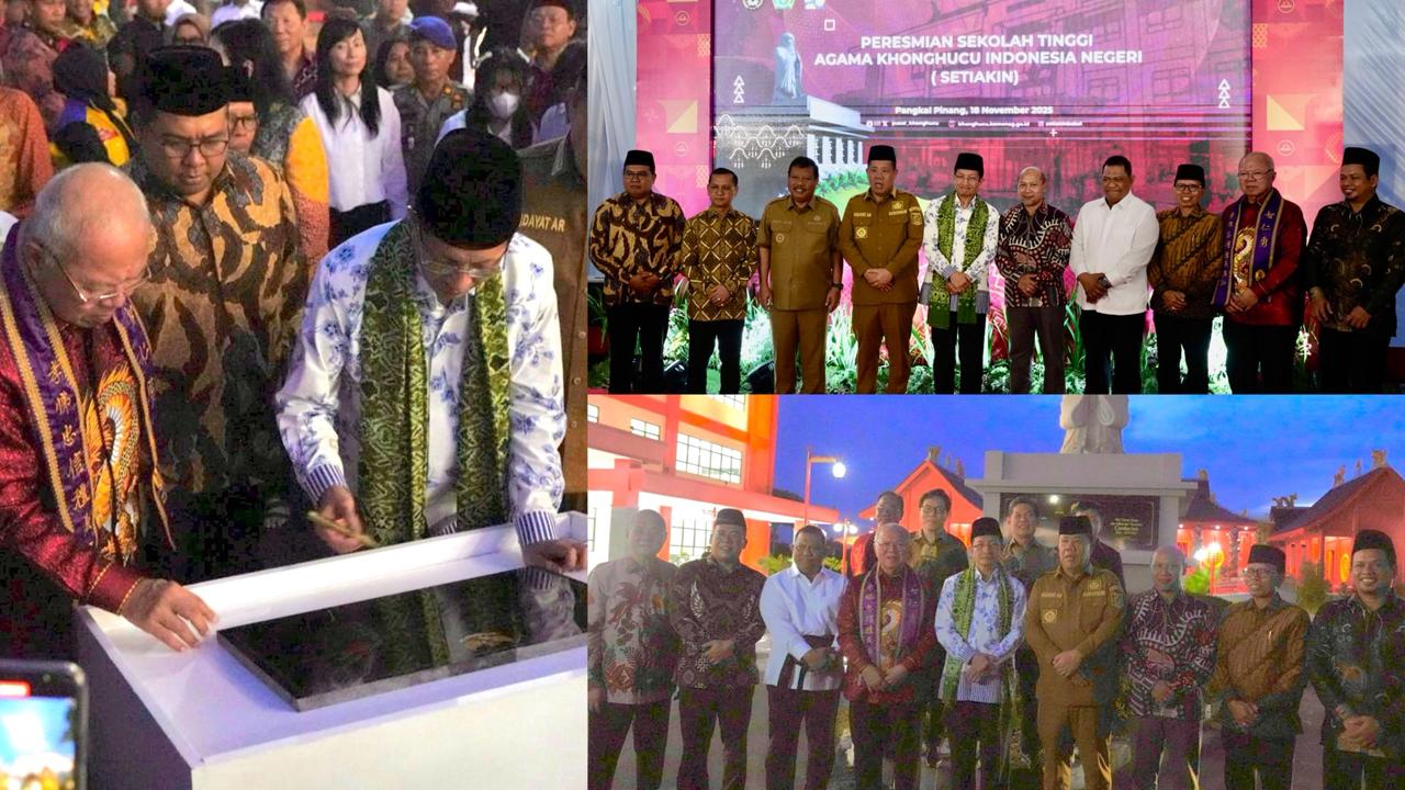 Menag Resmikan Sekolah Tinggi Agama Khonghucu Negeri Pertama di Indonesia