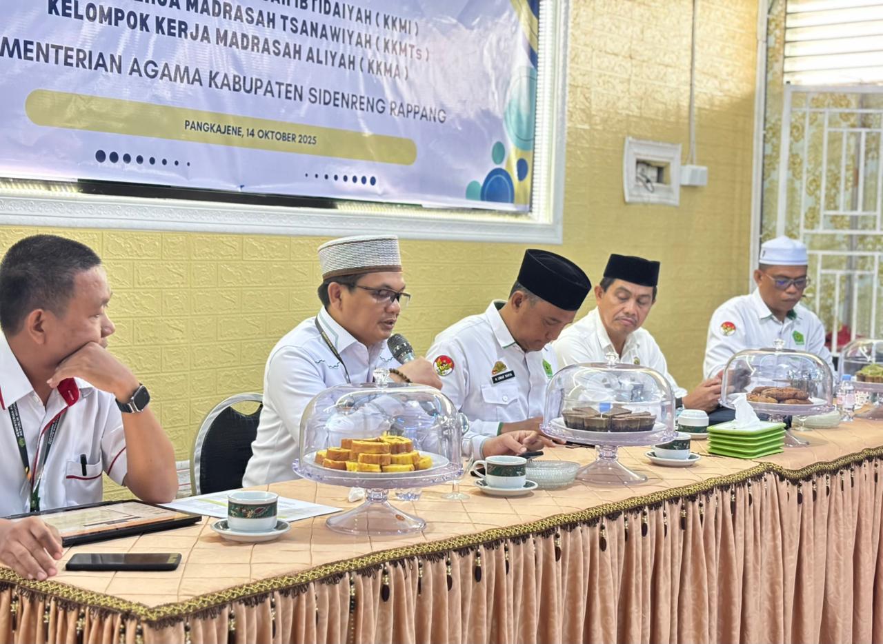 Rakor K3M Sidrap: Perkuat Sinergi dan Komitmen Membangun Madrasah Bermartabat
