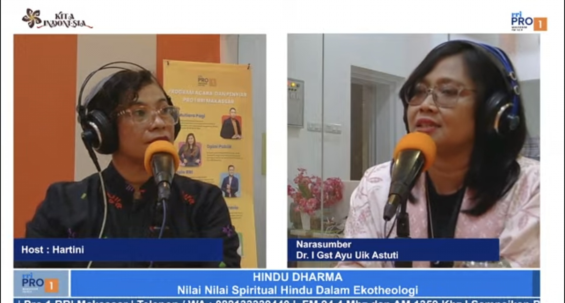 I Gst Ayu Uik Astuti saat meberikan paparan di RRi Makassar