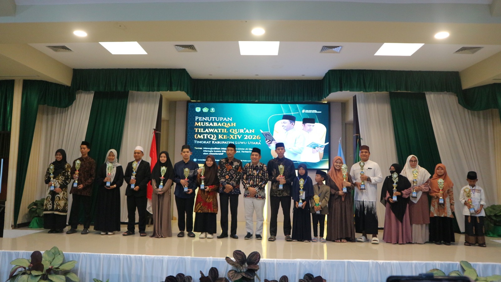 Penutupan MTQ ke XIV Kabupaten Luwu Utara, Perkuat Kebersamaan dan Cinta Al-Qur’an
