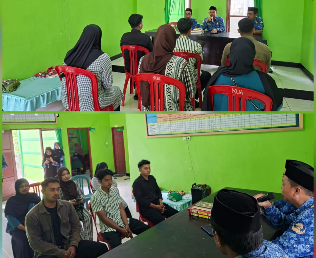 Suasana Bimwin di KUA Parigi