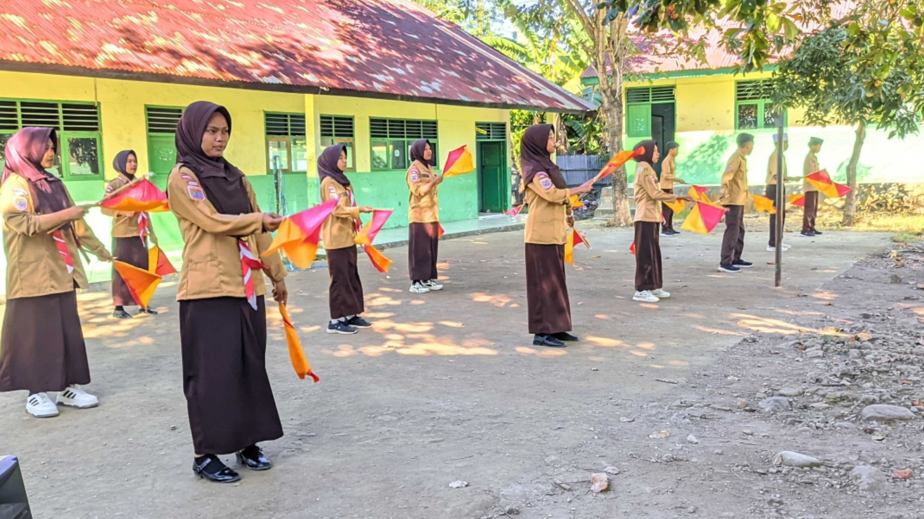 Pramuka MA Ponpes Ihya' Ulumiddin Intensifkan Latihan Jelang Perkemahan HUT ke-80 RI pada Jumat, 25 Juli 2025 (Foto: Humas Ponpes Ihya' Ulumiddin