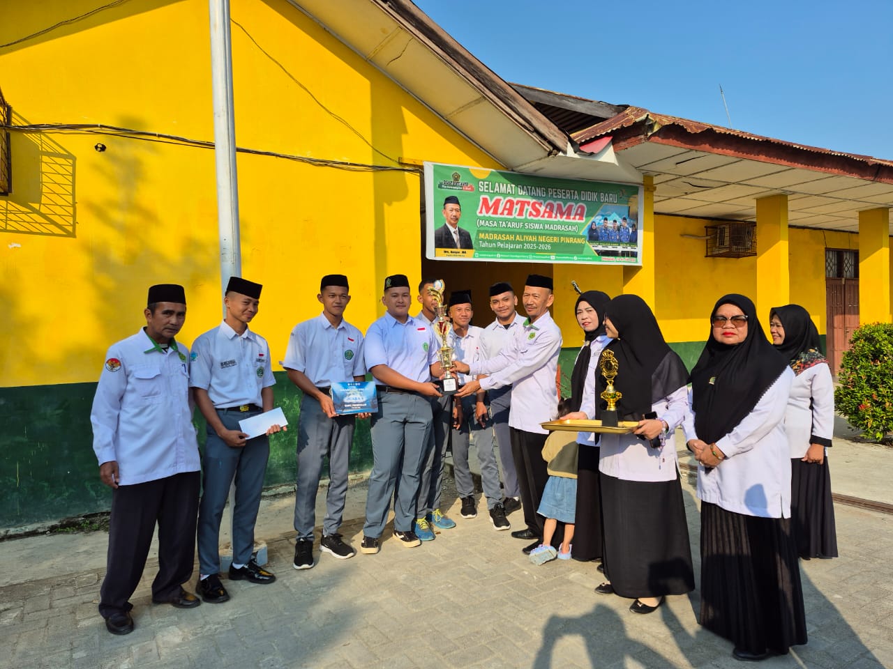 Tim Voli COPMAP MAN Pinrang Dapat Apresiasi dari Kepala Madrasah