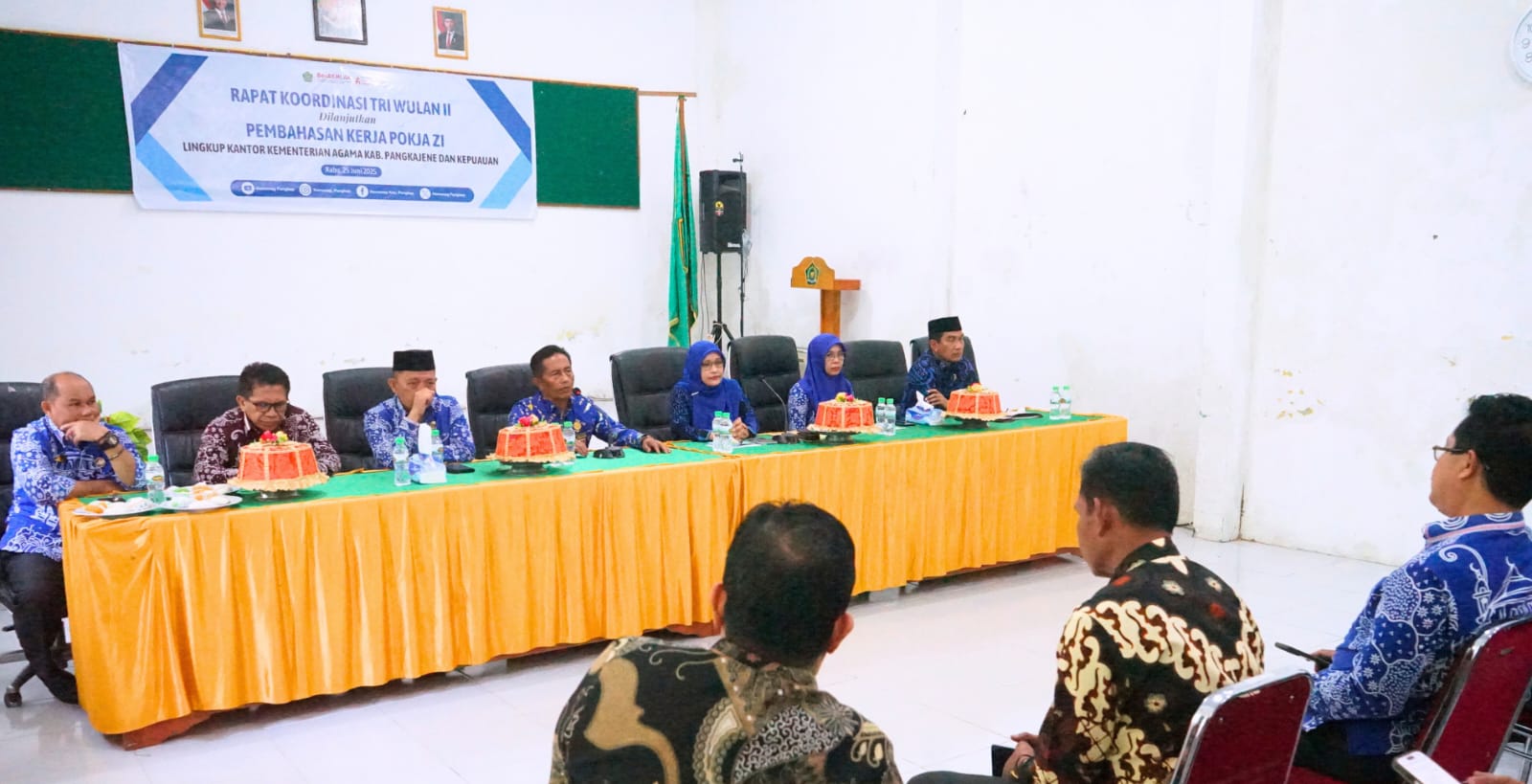Kemenag Pangkep Gelar Rakor Triwulan II dan Rapat Pokja