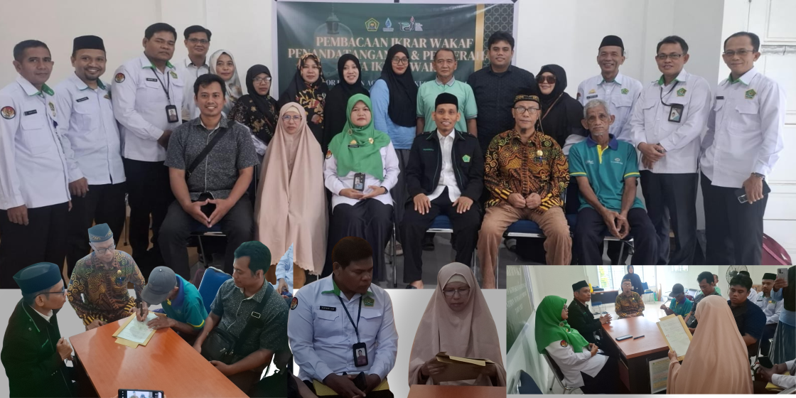 Proses penerbitan Akta Ikrar Wakaf (AIW) Masjid Ta'mirul Ummah Parepare