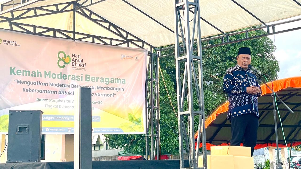 Kemah Moderasi Beragama di Bantaeng sukses digelar pada 13-14 Desember 2025 di Lapangan Dampang (Foto: Humas Kemenag Bantaeng)