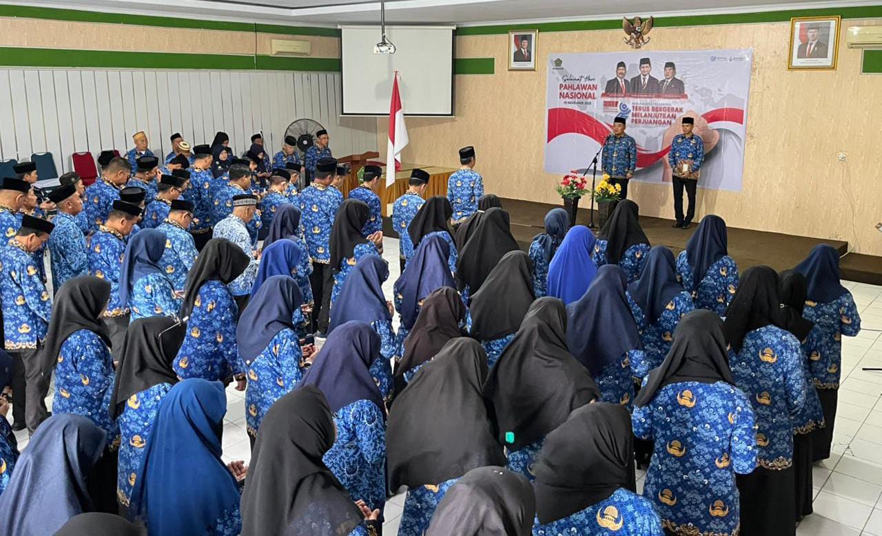 Kemenag Parepare Gelar Upacara Hari Pahlawan ke-80 dengan Khidmat