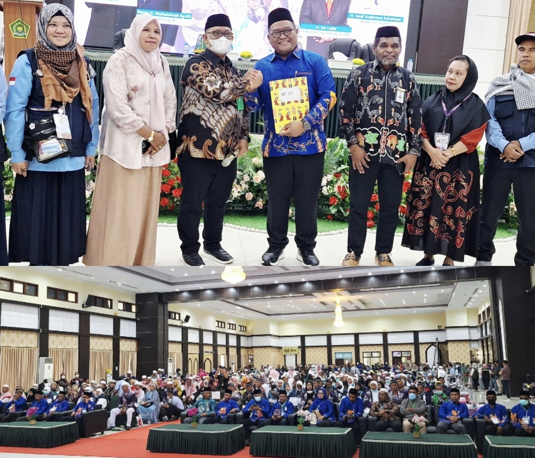 Puluhan Pejabat Papua Barat Sambut Kedatangan JH Kloter 25 di Asrama Haji Makassar