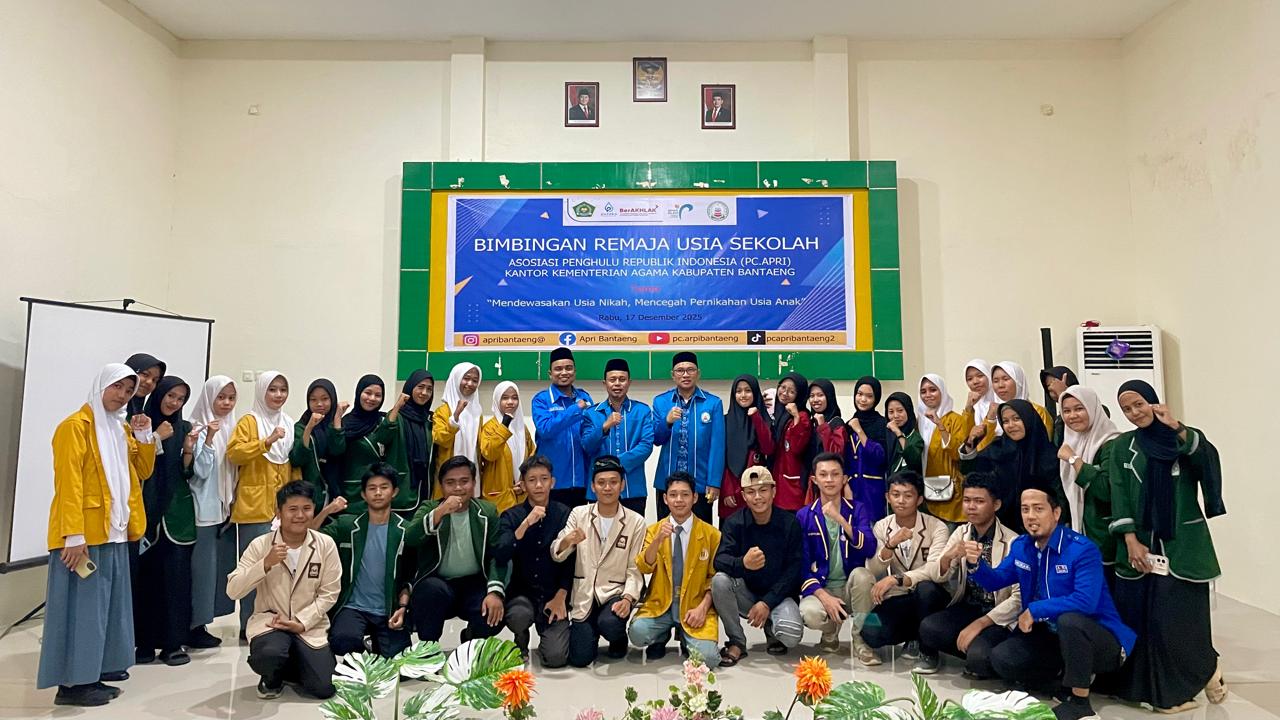 Dewasakan Usia Anak, Asosiasi Penghulu Bantaeng Ajak Tolak Nikah Usia Anak Lewat BRUS dan Bentuk Presidium