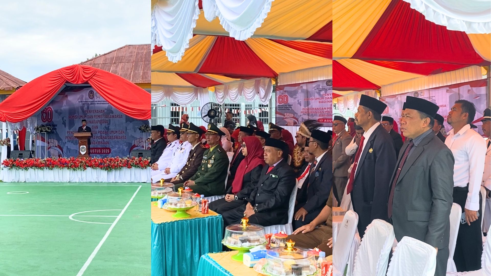 Kemenag Luwu Utara Hadiri Penyerahan Remisi HUT ke-80 RI di Rutan Masamba