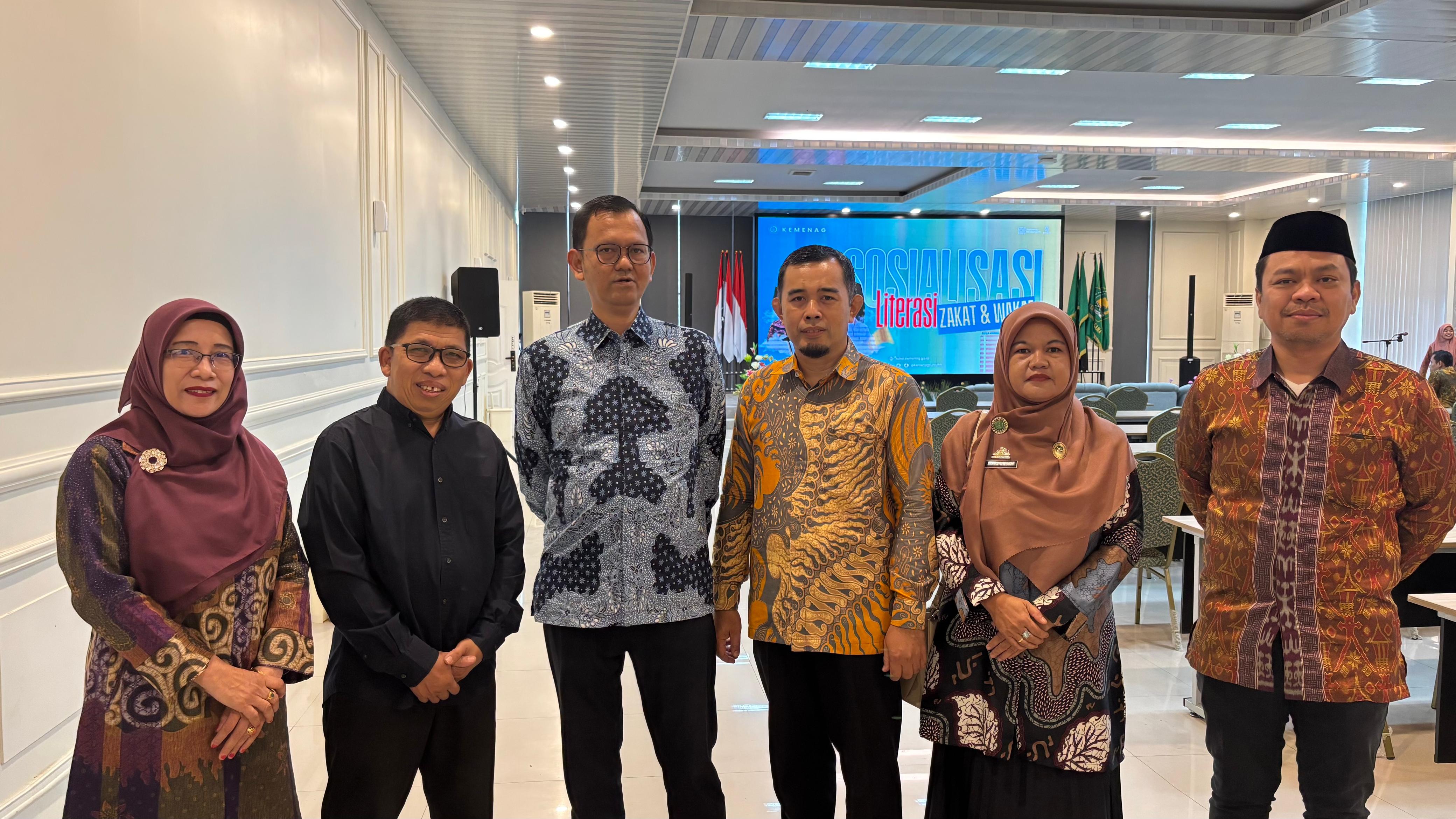 Penzawa Kemenag Parepare Ikuti Sosialisasi Literasi Zakat dan Wakaf Tingkat Provinsi Sulsel