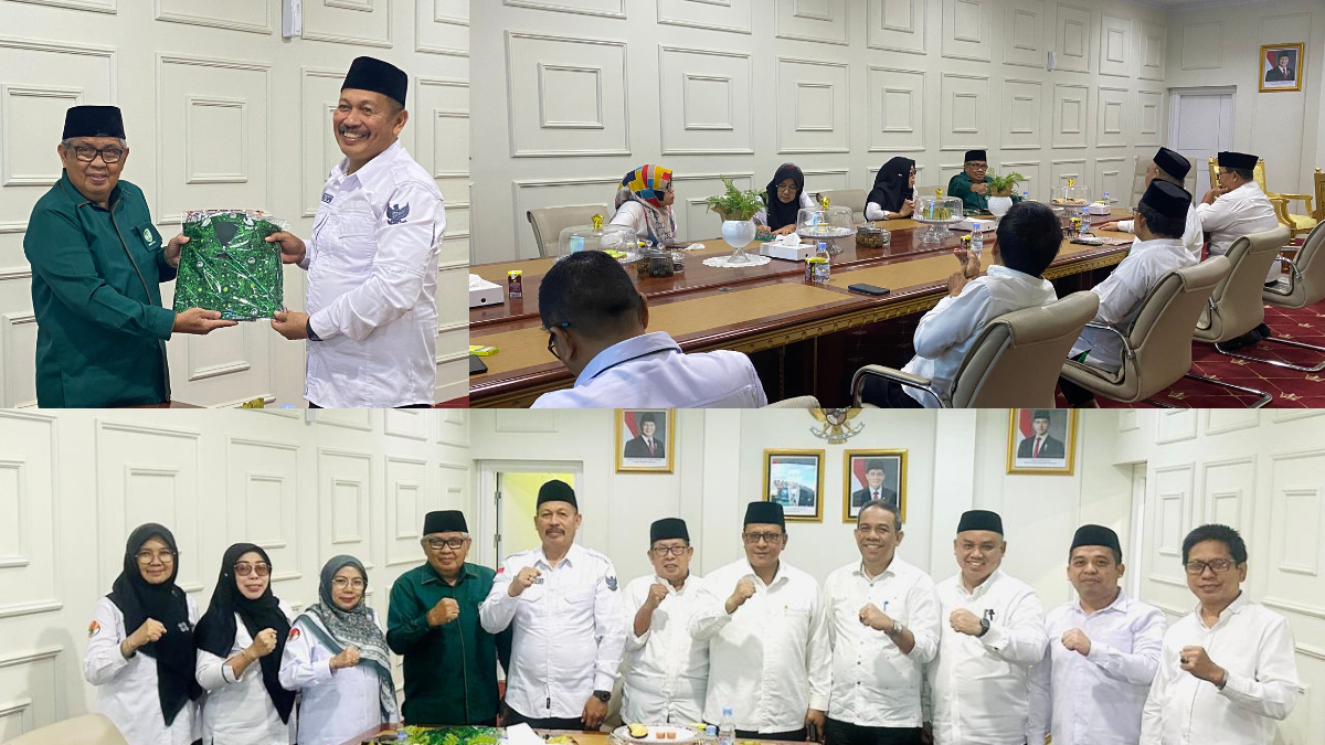 Pengurus pergunu audiance bersama Kakanwil Kemenag Sulsel