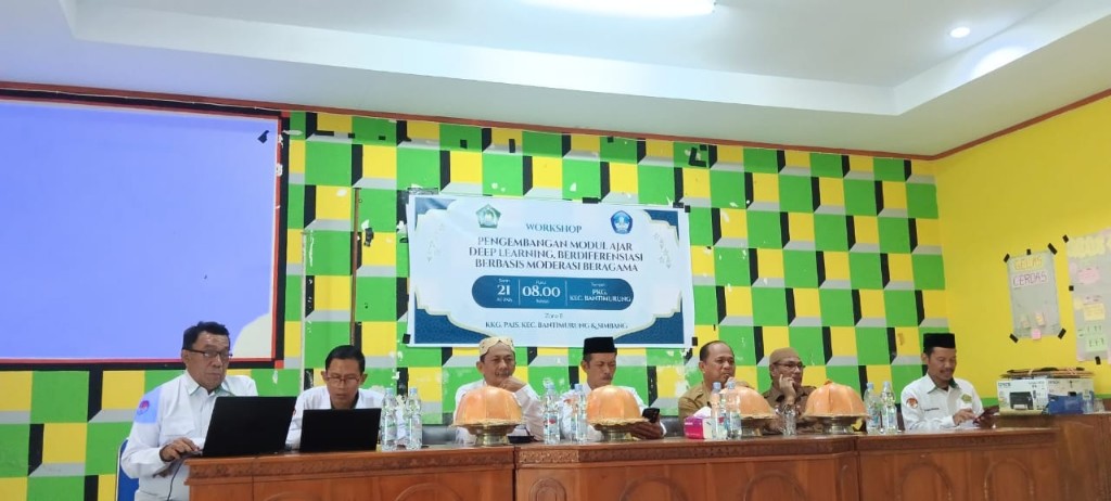 Workshop pengembangan modul ajar Pokjawas PAI (foto: ist)