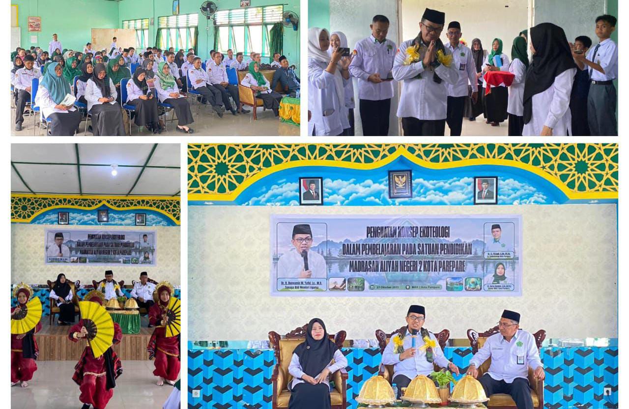 Tenaga Ahli Menteri Agama Berikan Penguatan Konsep Ekoteologi bagi Guru dan Siswa MAN 2 Kota Parepare