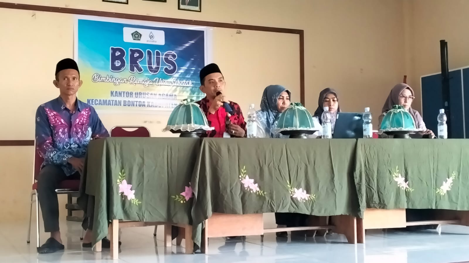 BRUS KUA Kecamatan Bontoa dan BKKBN di MA DDI Cambalagi (foto: ist).