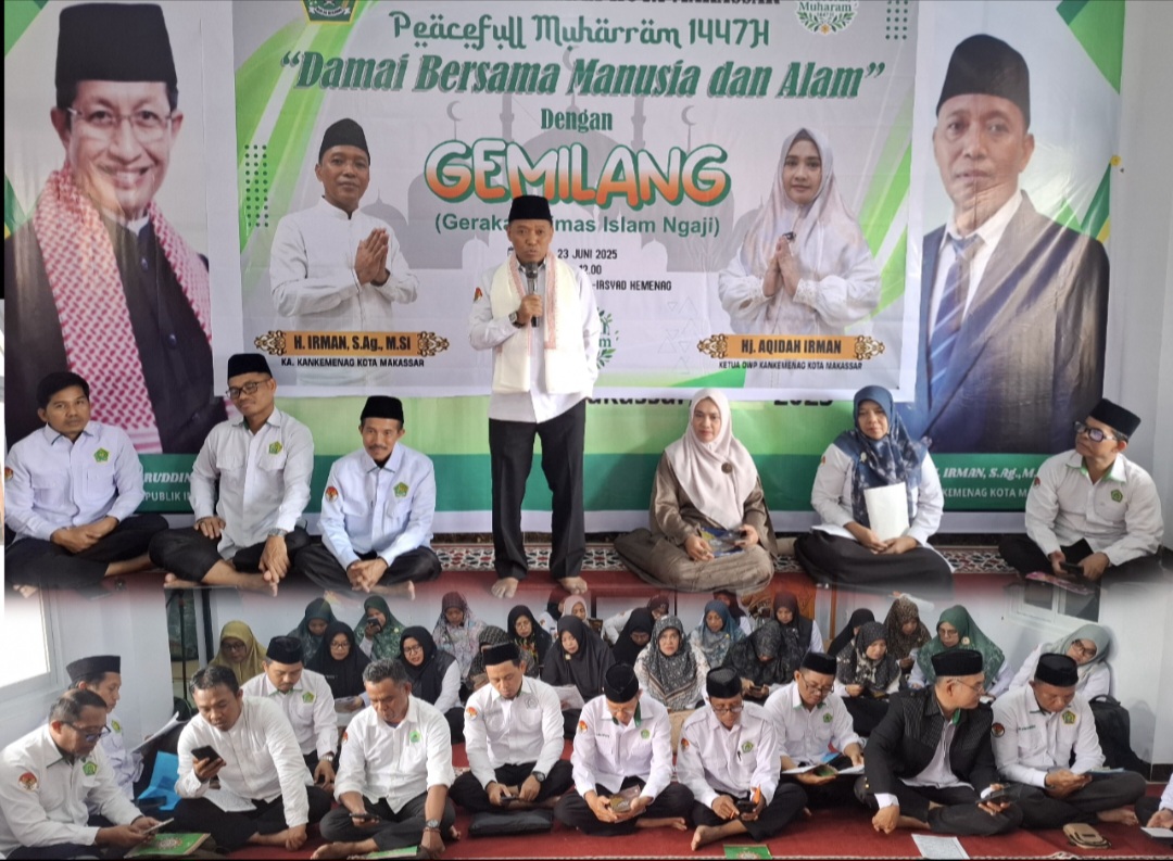 Kakankemenag Saat memberikan arahan dan sambutan