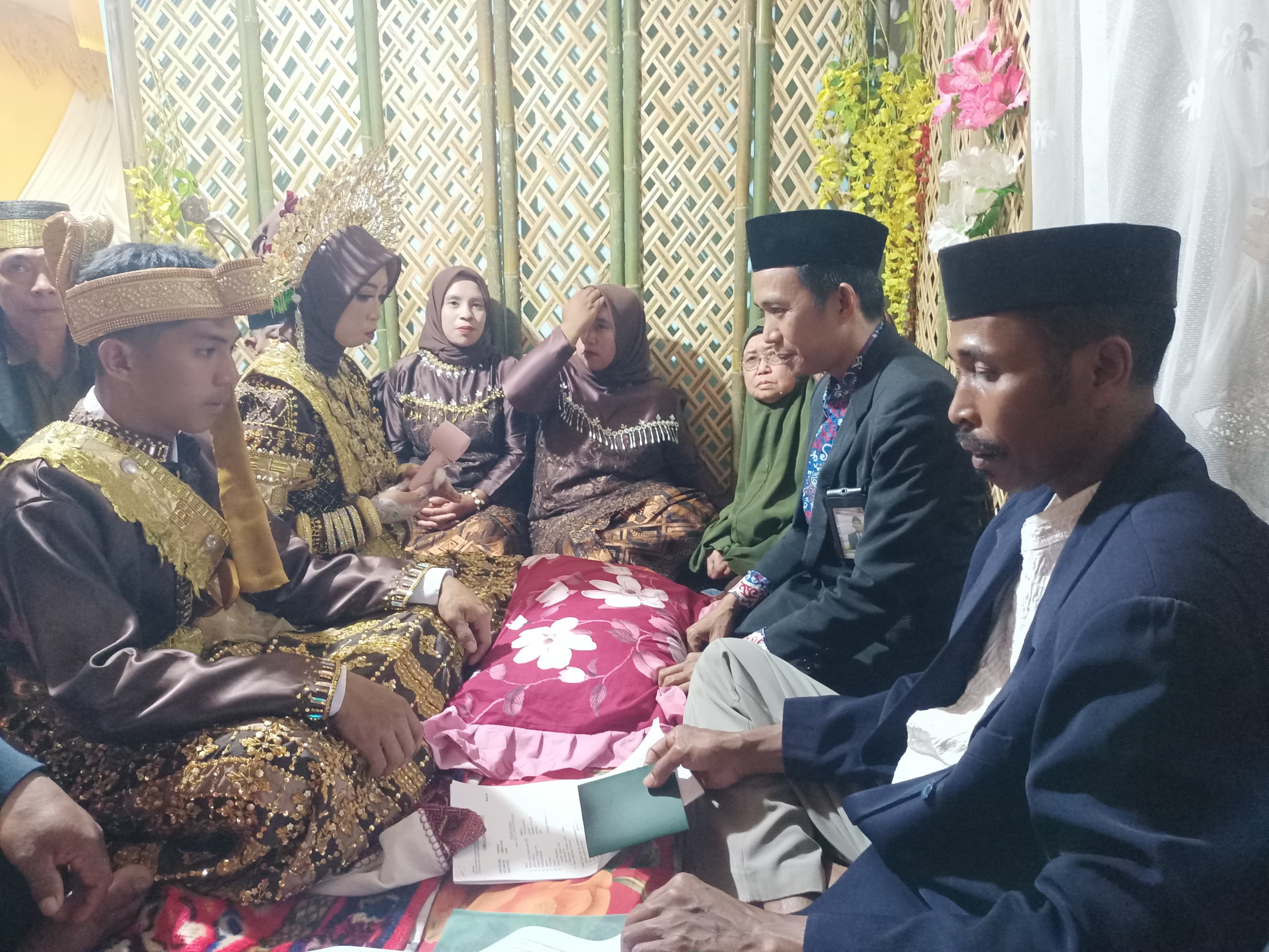 Faisal saat proses akad
