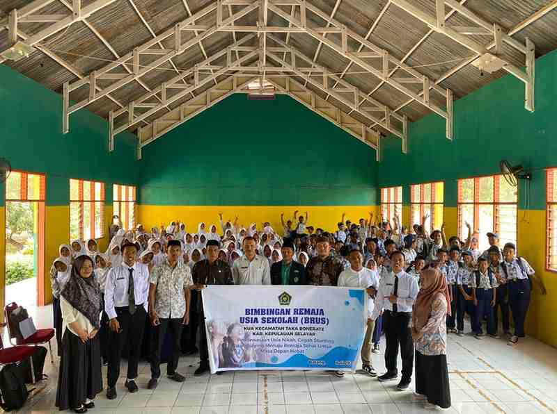 KUA Takabonerate gelar BRUS di SMPN 15 Takabonerate