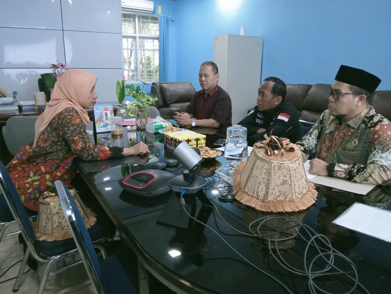 Gerak Cepat Implementasi KBC, Kemenag Makassar Temui Kadisdik Makassar
