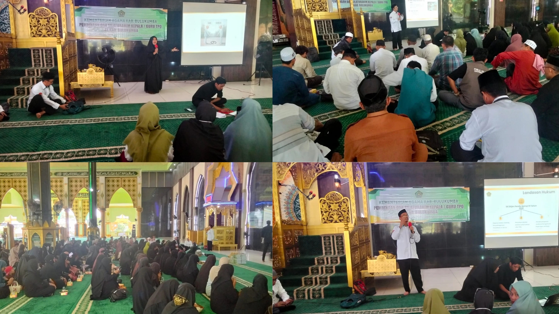 Suasana Pembinaan dan Silaturrahim Kepala/Guru Taman Pendidikan Al-Qur’an (TPQ) se-Kabupaten Bulukumba