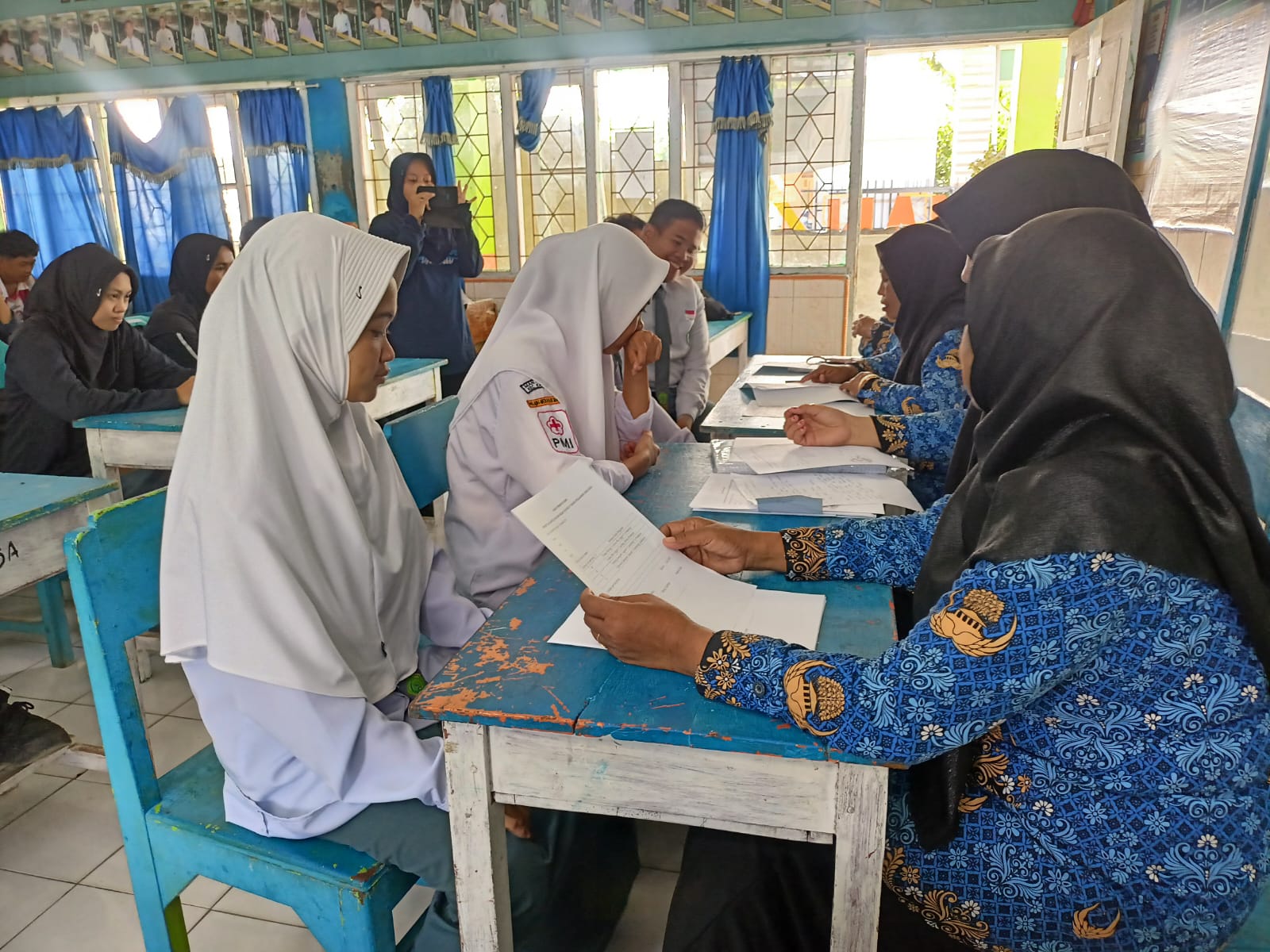 Pelaksanaan tes wawancara peserta didik
