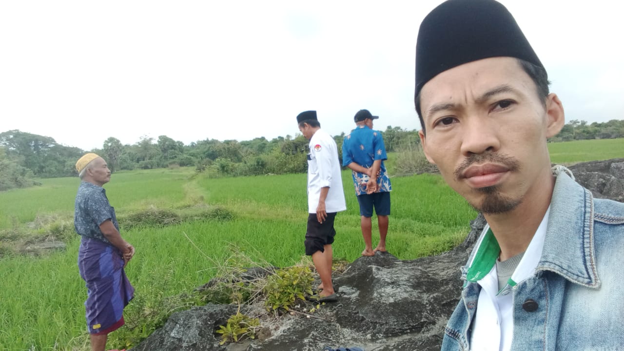 Survey lokasi tanah wakaf penyuluh KUA Kecamatan Lau (foto: ist)