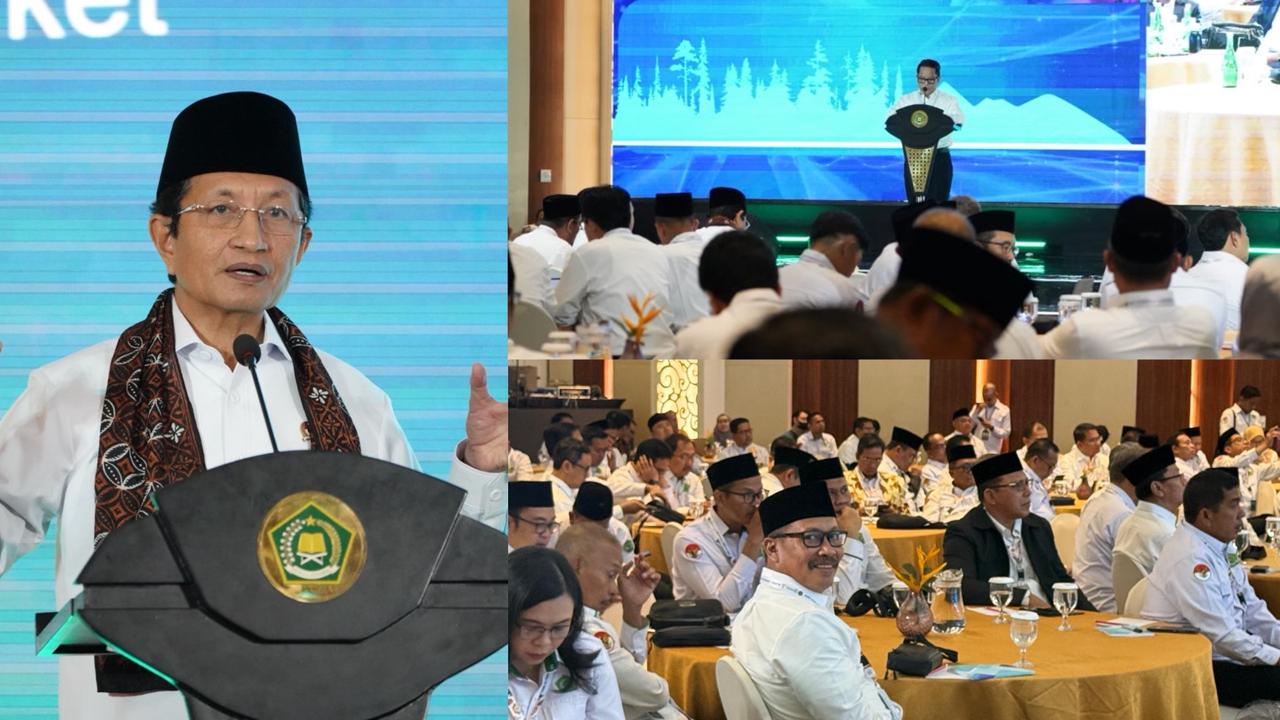 Kakanwil Kemenag Prov. Sulsel mengikuti Lokakarya jelang Pembukaan Rakernas Kemenag 2025