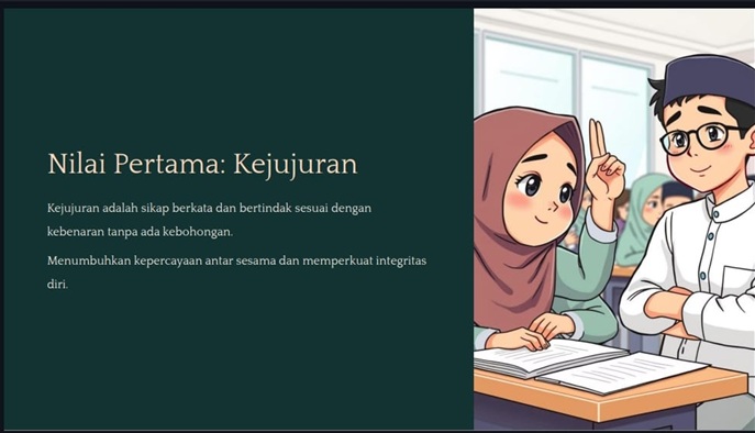 Guru MAN Sidenreng Rappang Praktikkan Hasil Pelatihan "AI Masterclass: Pintar Membuat Bahan Ajar" melalui Aplikasi Gamma.AI