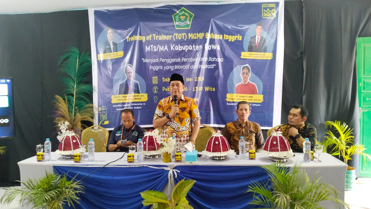 Kakankemenag saat menyampaikan sambutan