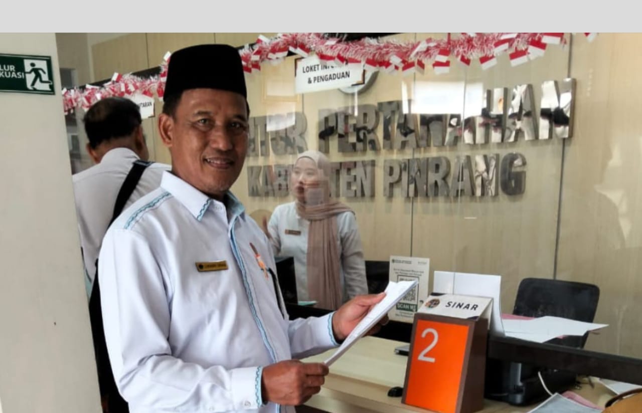 PAI Paleteang Dampingi Pengurusan Sertifikat Tanah Wakaf Masjid Attaqwa Lerang-Lerang