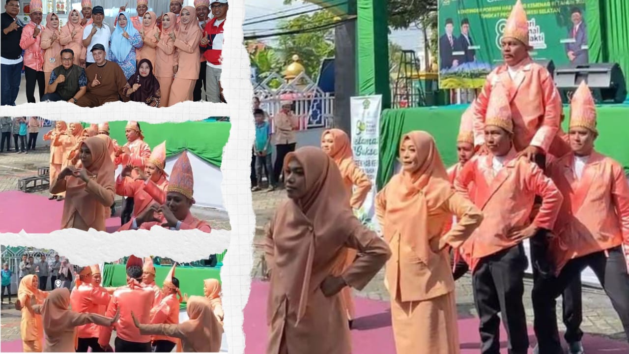 Kemenag Parepare Raih Harapan 2 Lomba Tepuk Sakinah pada Porseni HAB ke-80 Sulsel