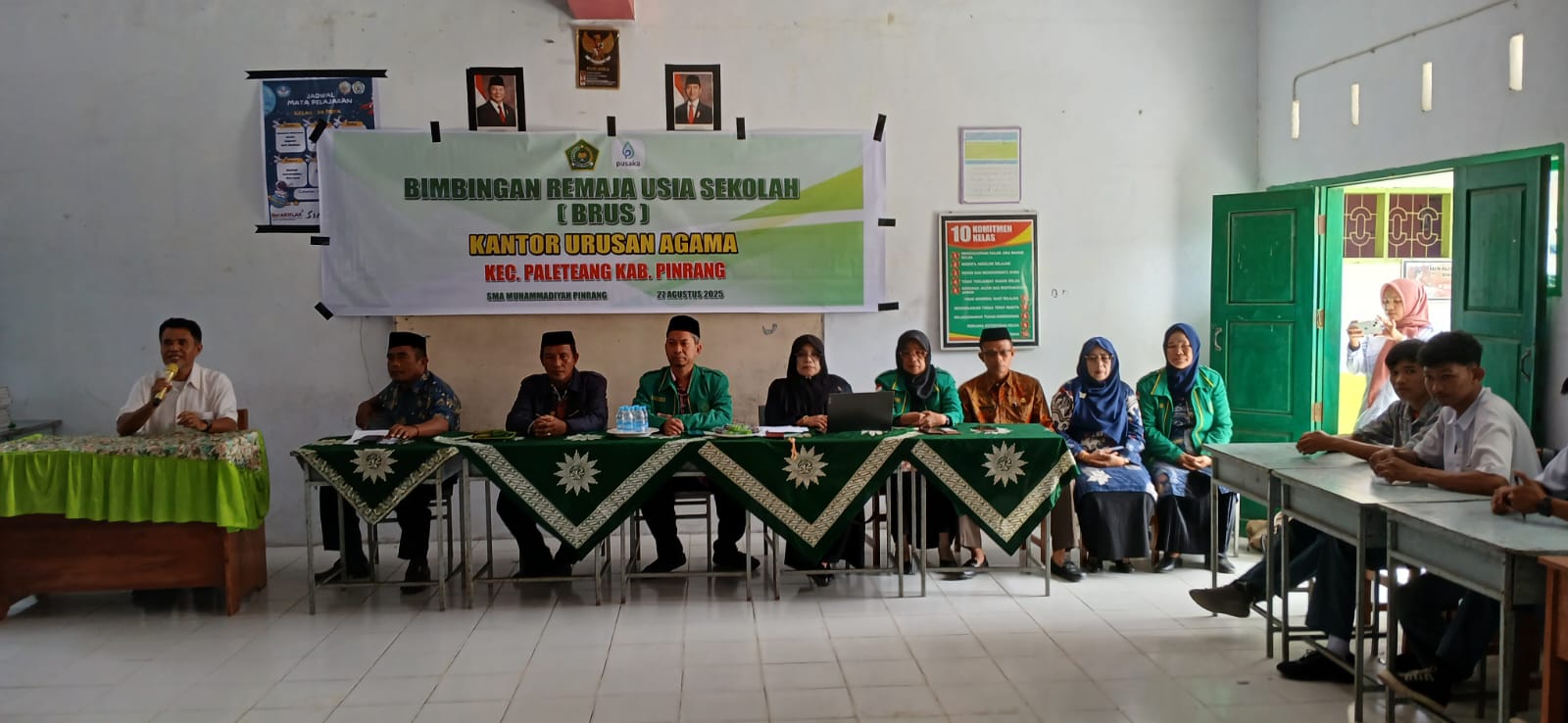 PAI KUA Paleteang Gelar Bimbingan BRUS Di SMA Muhammadiyah Pinrang