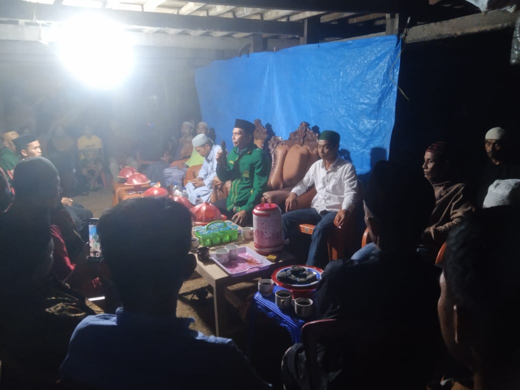 Sosialiasi di salah satu rumah warga
