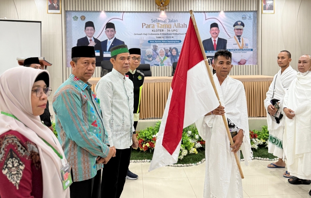 Kabid Lanyanan Jemaah Lansia dan Disabilitas Lepas Kloter 36 Asal Sulawesi Tenggara
