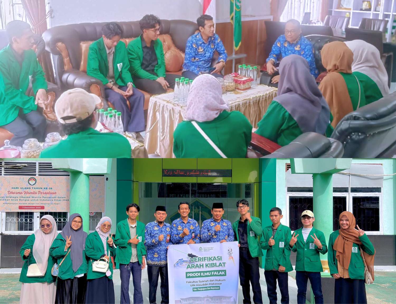 Kakan Kemenag Pangkep Terima Mahasiswa PPL Ilmu Falak UIN Alauddin, Siap Disebar ke 4 Kecamatan