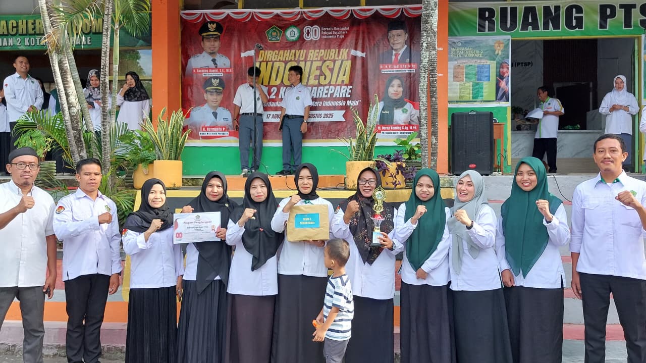 Seremoni Apresiasi Juara bagi Pendidik dan Tenaga Kependidikan MAN 2 Kota Parepare