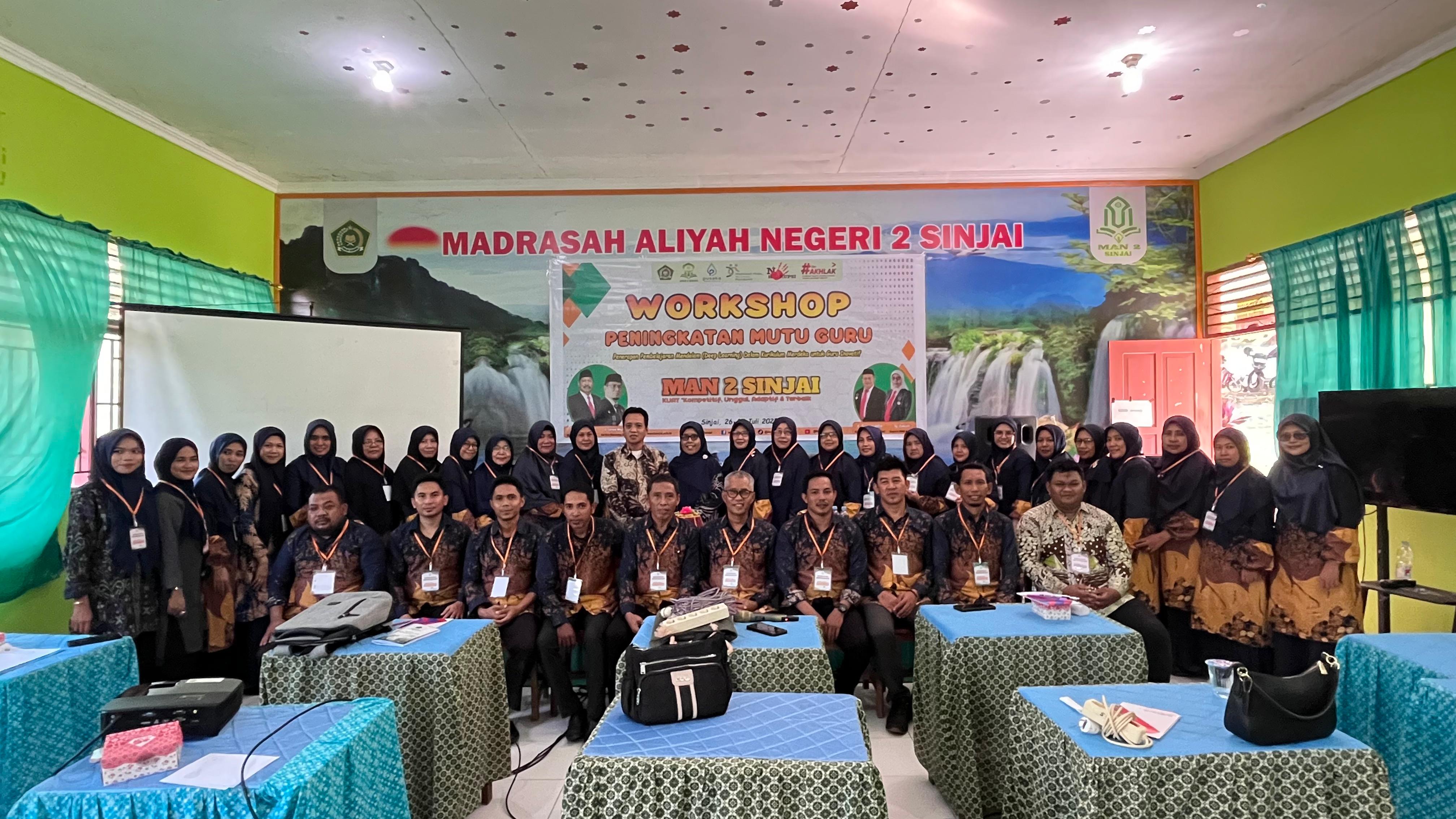 Workshop “Penerapan Pembelajaran Mendalam (Deep Learning) dalam Kurikulum Merdeka untuk Guru Inovatif” di MAN 2 Sinjai