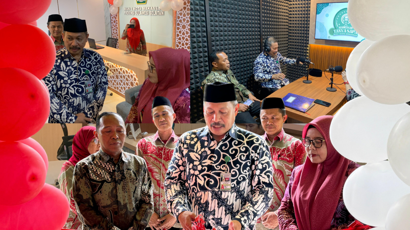 Perkuat Layanan di Madrasah, Kakanwil Kemenag Sulsel Resmikan PTSP MAN 1 Kota Makassar