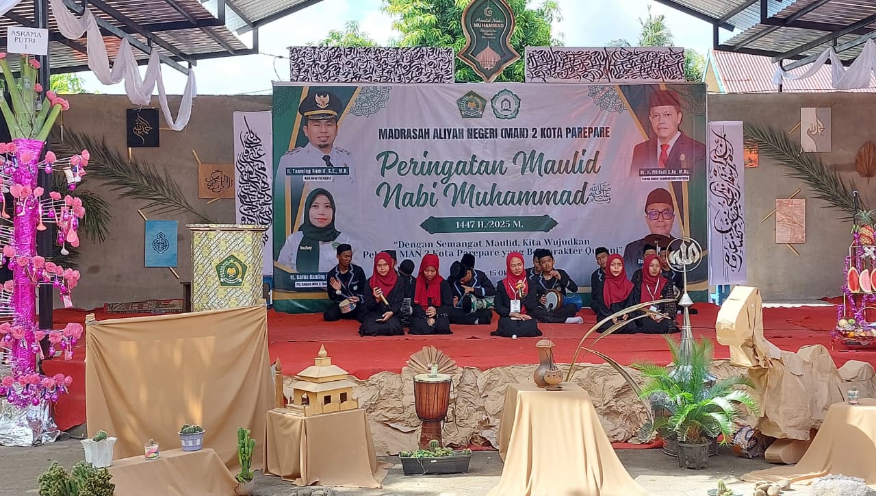 Peringatan Maulid Nabi di MAN 2 Kota Parepare