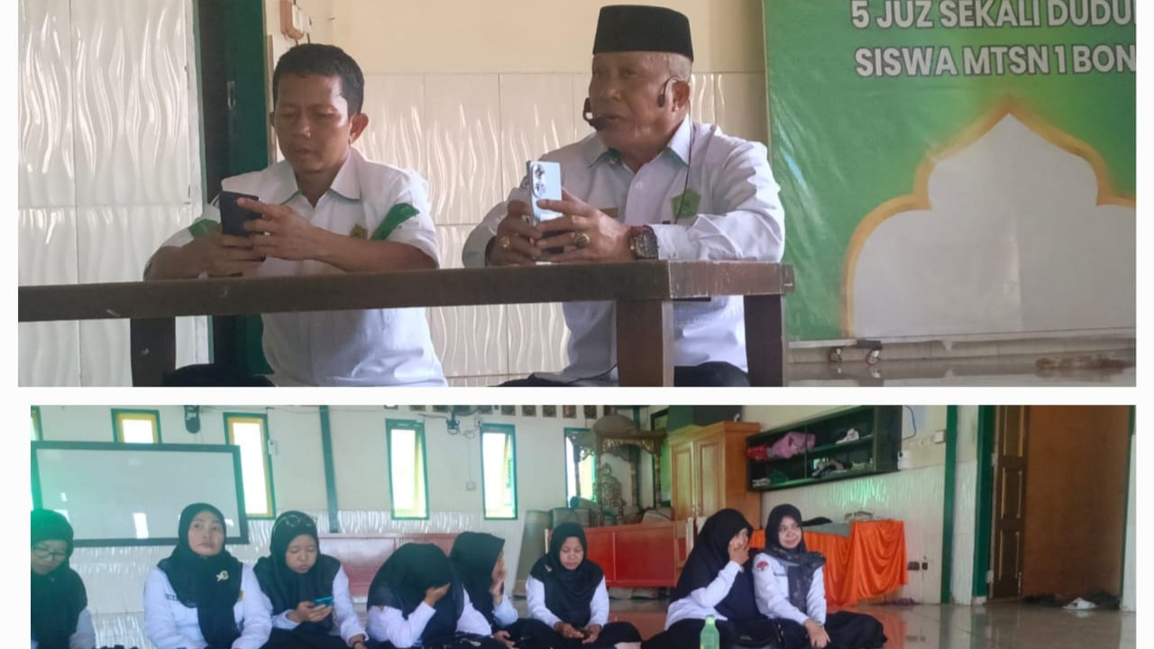 MTsN 1 Bone Gelar Rapat Khusus Pembina Ekstrakurikuler di Masjid Babul Ilmi