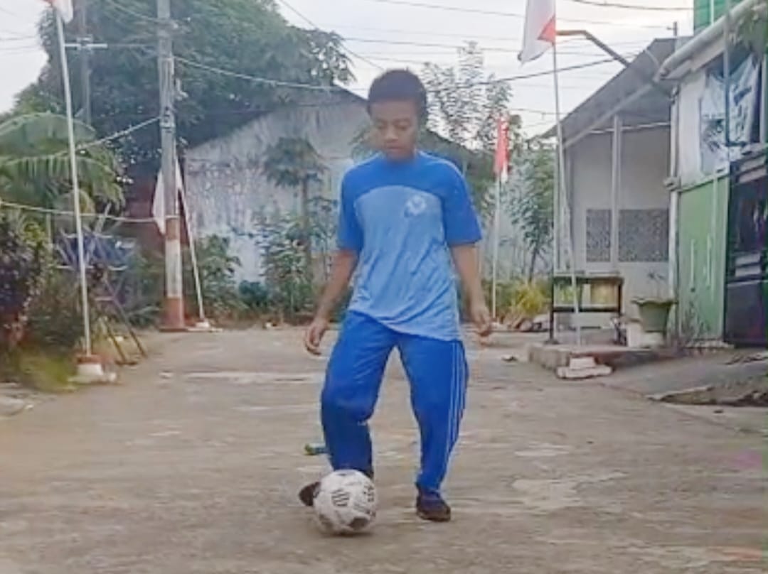 Akhdan Arif saat berlatih