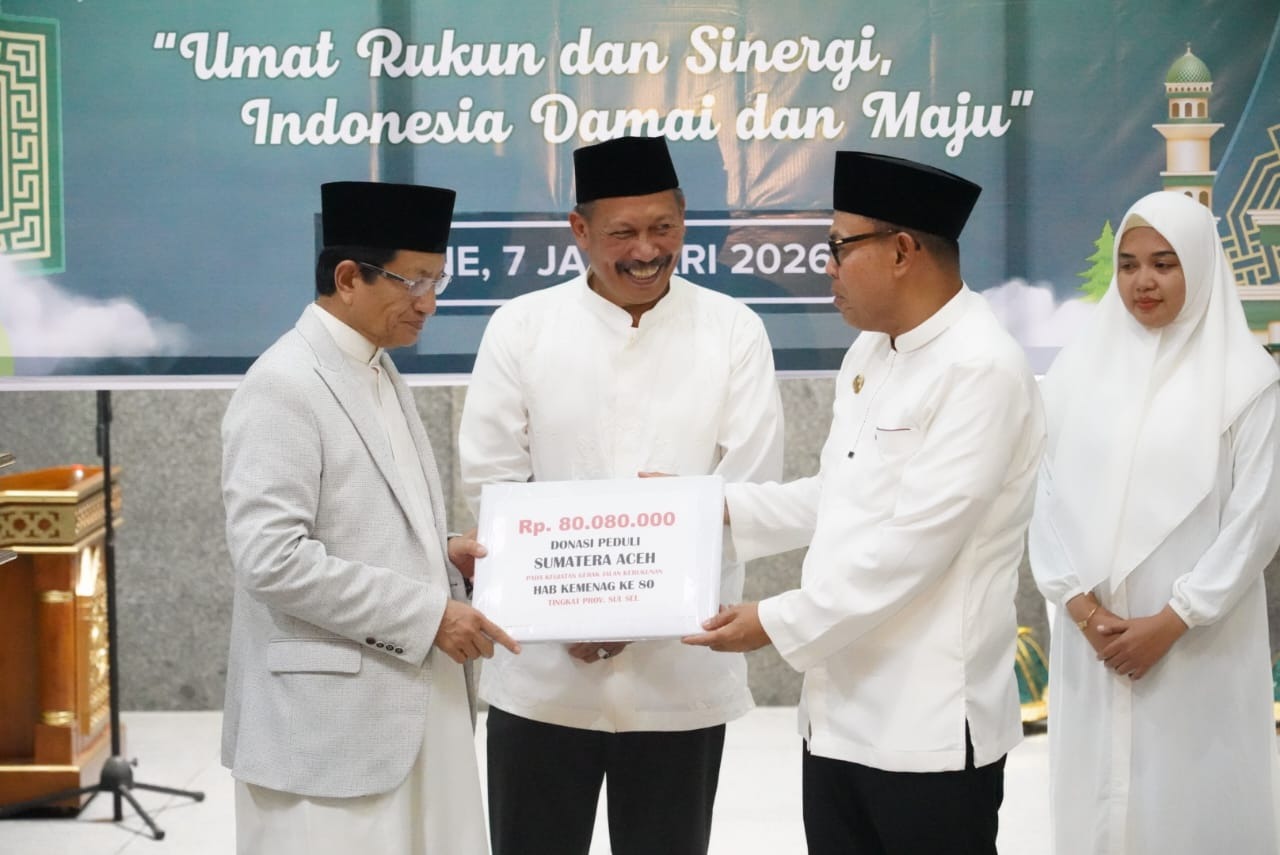 Kepedulian Mengalir dari Kemenag Sulsel untuk Penyintas Banjir Sumatera