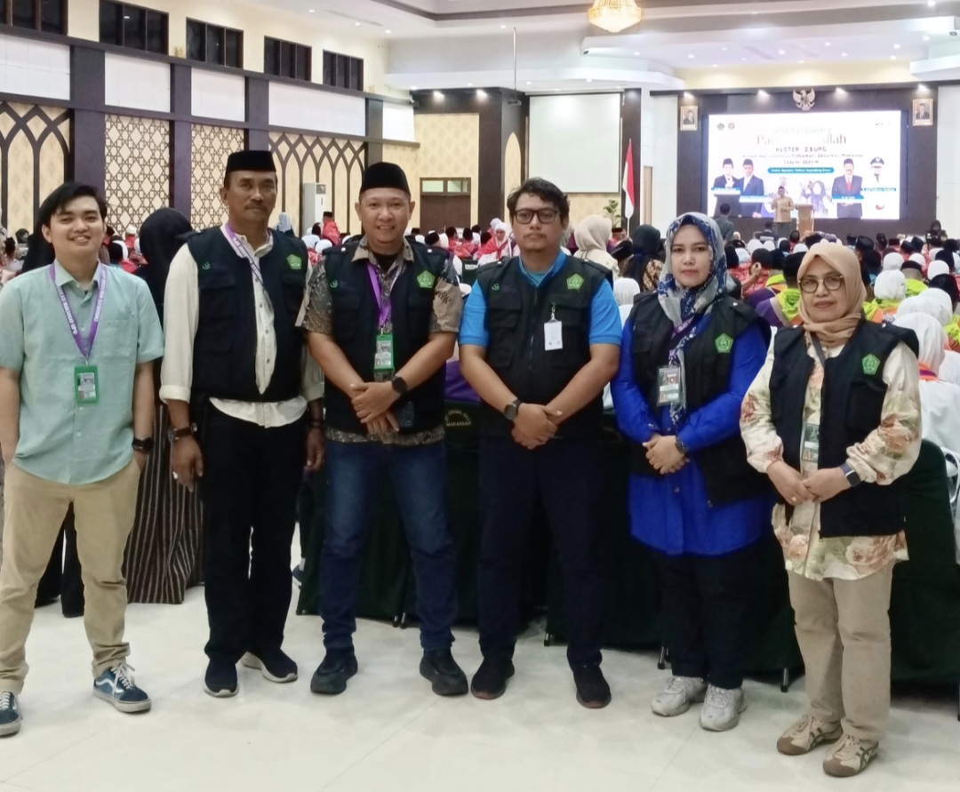 Saat penerimaan Jamaah Haji