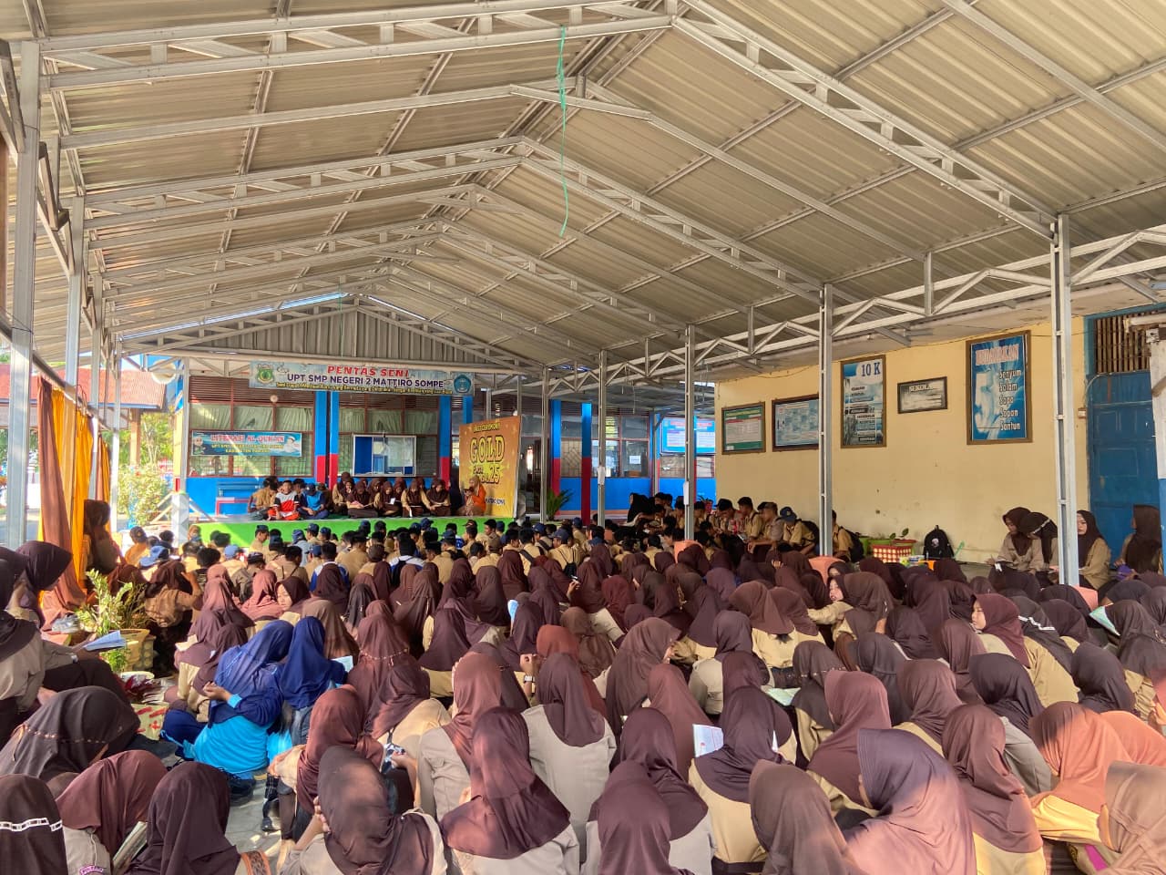 Kolaborasi Lintas Sektor; PAI KUA Lanrisang Bimbing Siswa SMPN 2 Mattiro Sompe