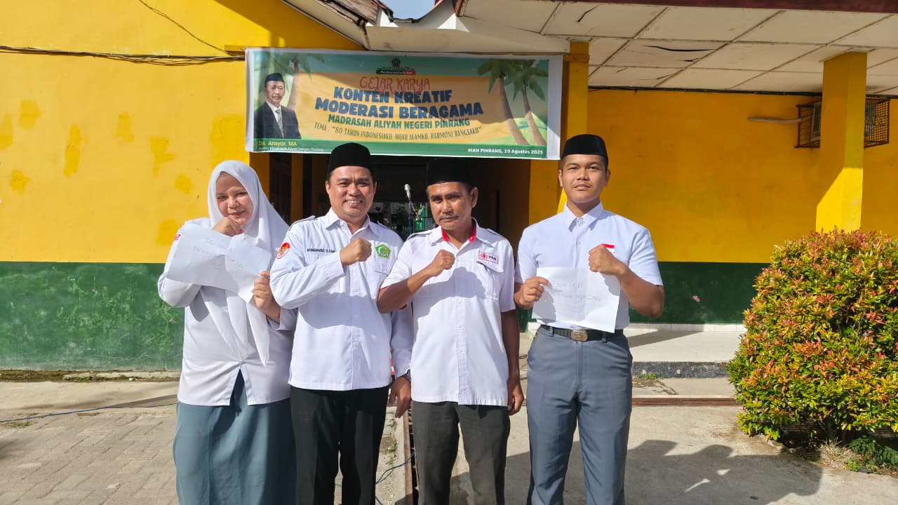Tampil Penuh Rasa Tanggung Jawab, Dua Peserta Didik MAN Pinrang Dapatkan Apresiasi