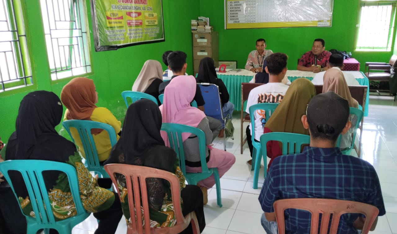 Suasana Bimwin di KUA Bungaya
